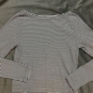 Stripe Boat Neck Tee